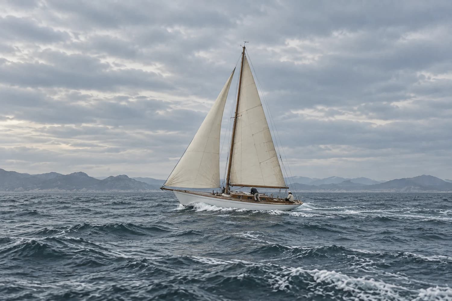 Sailing video cover in the simulated conversation