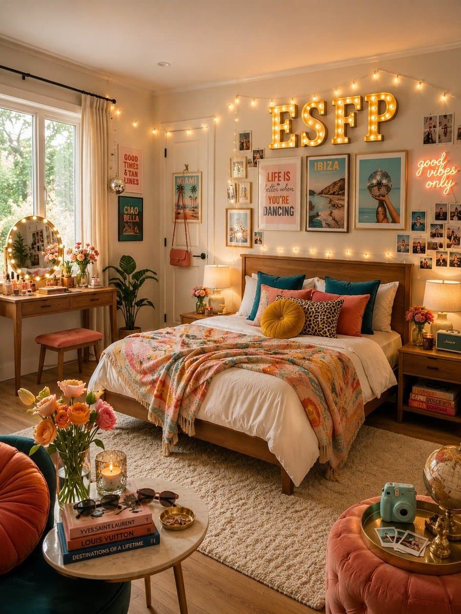 Seedream 5.0 Pro set of bedroom designs for each MBTI personality type