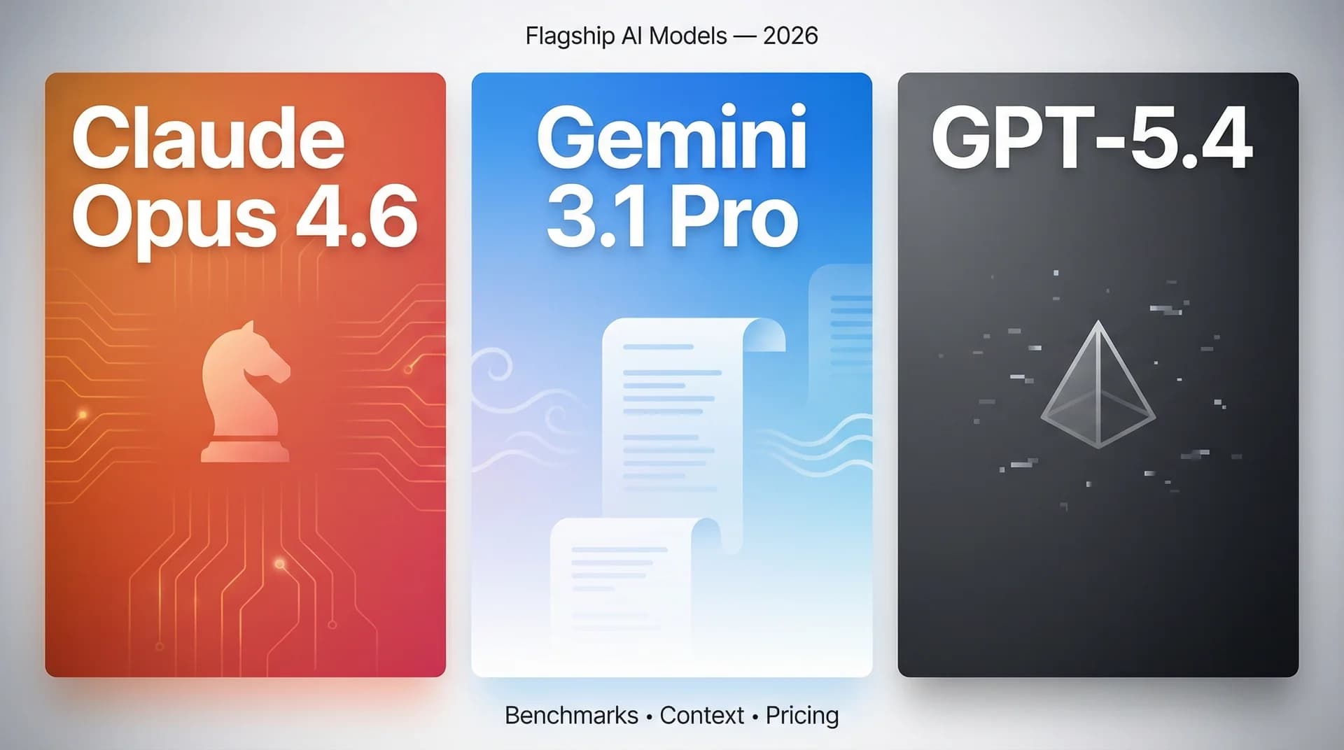 GPT-5.4 vs Claude Opus 4.6 vs Gemini 3.1 Pro: Which Flagship AI Model Wins in 2026?