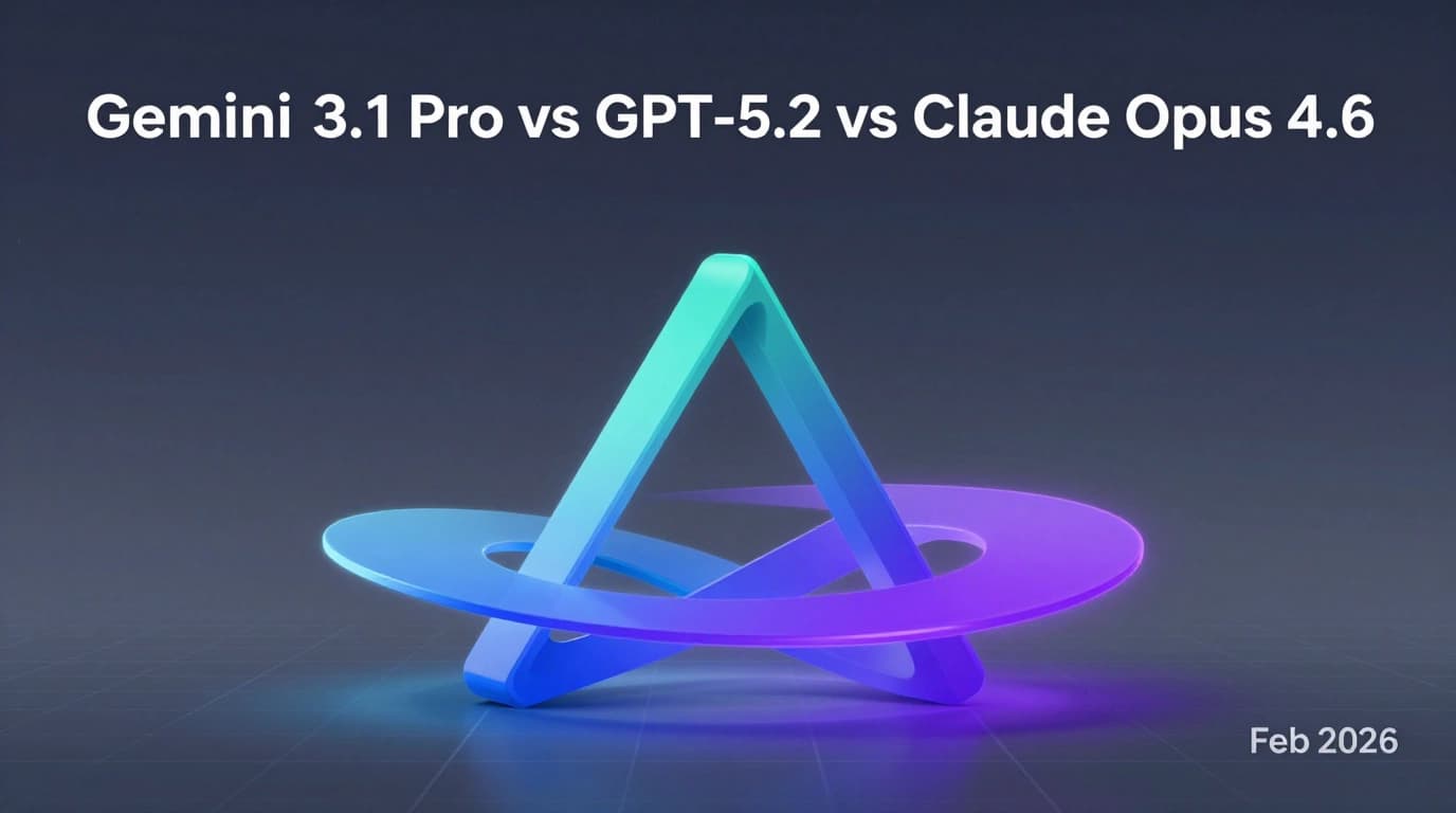 Gemini 3.1 Pro vs GPT-5.2 vs Claude Opus 4.6: Which AI Model Wins in 2026?